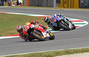 MotoGP Round 6 in Mugello of Italy　血脈噴張的近身纏鬥