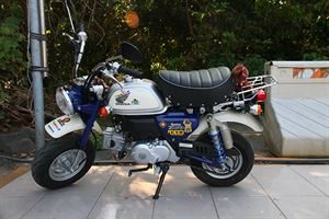 HONDA MONKEY　經典藍白猿猴