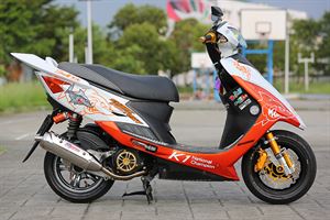 KYMCO G5 150　運動橘金翹尾鯊