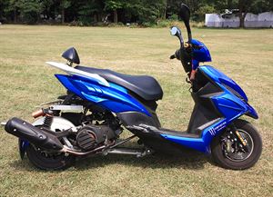 YAMAHA GRD aero 125　重裝大改造的藍色惡魔