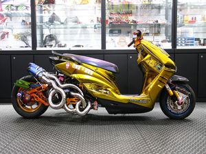 改裝秀－金黃爆音關刀YAMAHA CYGNUS-X 125