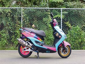 改裝秀－粉妝彩虹獨角獸YAMAHA CYGNUS-X 125