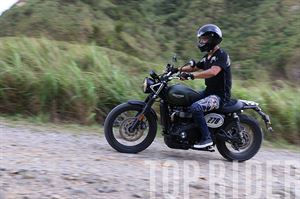 TRIUMPH Street Scrambler 征戰貂山古道