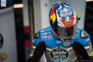 Jack Miller在練習時摔斷腿