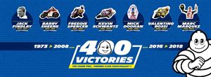 米其林慶祝拿下MotoGP第400次勝利